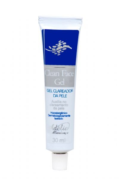 Clean Face Gel 30ml - Gel Clareador da Pele